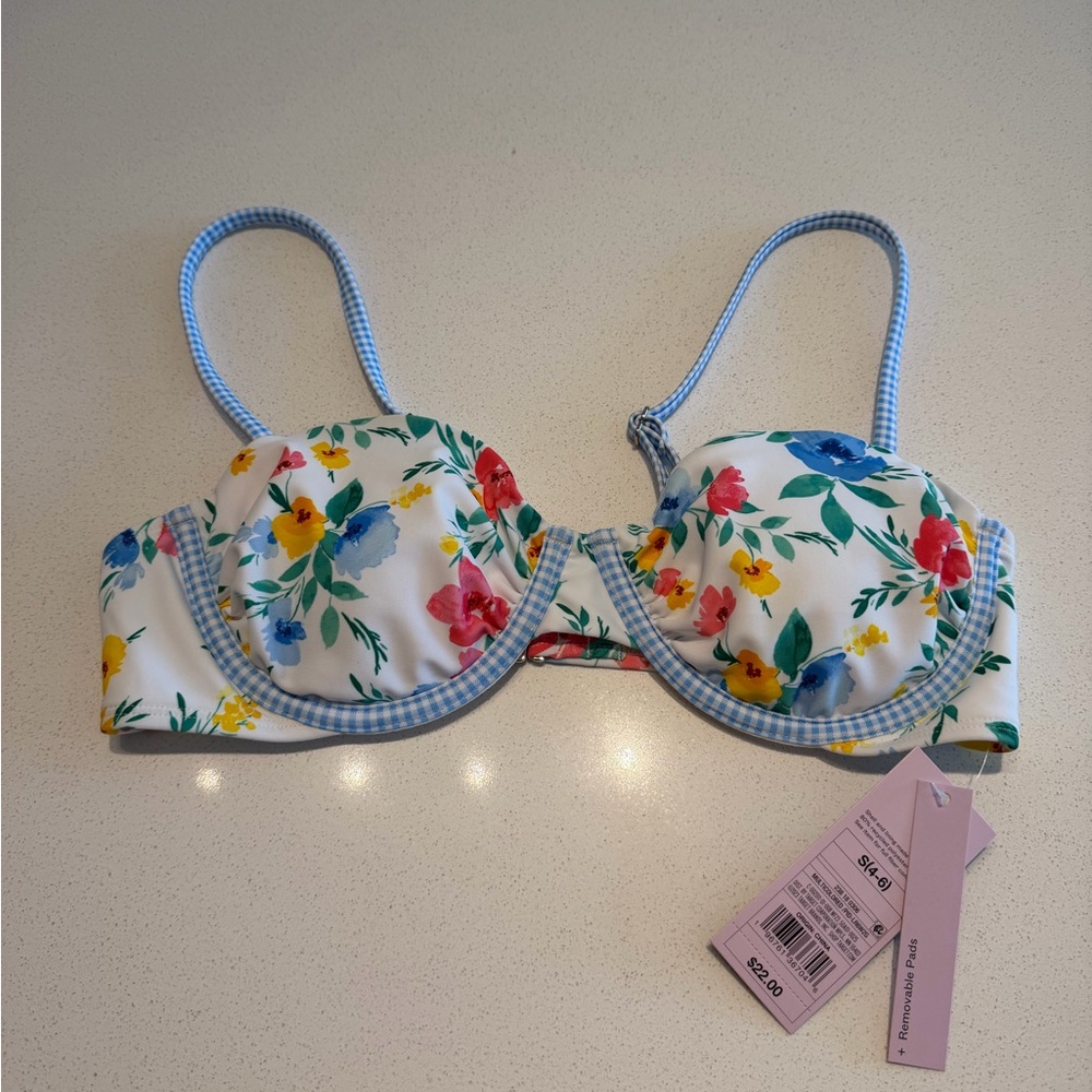 Wild Fable Floral Bikini Top